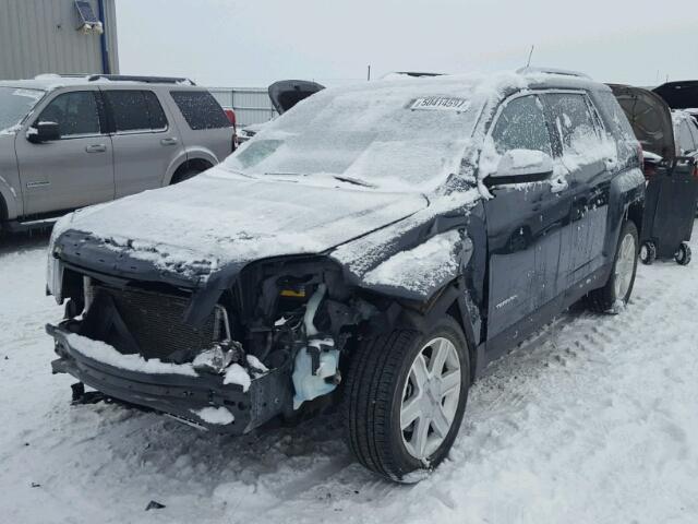 2CTFLJEYXA6253667 - 2010 GMC TERRAIN SL GRAY photo 2