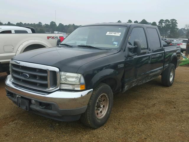 1FTNW20L84EA80974 - 2004 FORD F250 SUPER BLACK photo 2