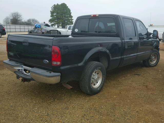 1FTNW20L84EA80974 - 2004 FORD F250 SUPER BLACK photo 4