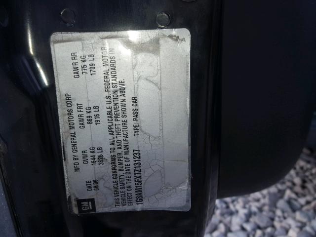 1G8AM15FX7Z131237 - 2007 SATURN ION LEVEL GRAY photo 10