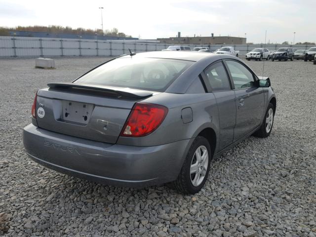 1G8AM15FX7Z131237 - 2007 SATURN ION LEVEL GRAY photo 4
