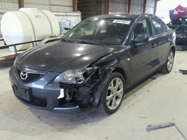 JM1BK32F291254676 - 2009 MAZDA 3 I GRAY photo 2
