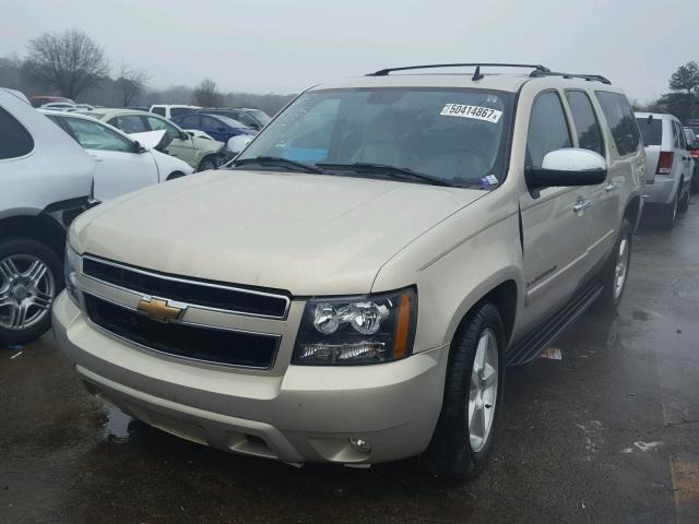 3GNFC16097G206865 - 2007 CHEVROLET SUBURBAN C CREAM photo 2