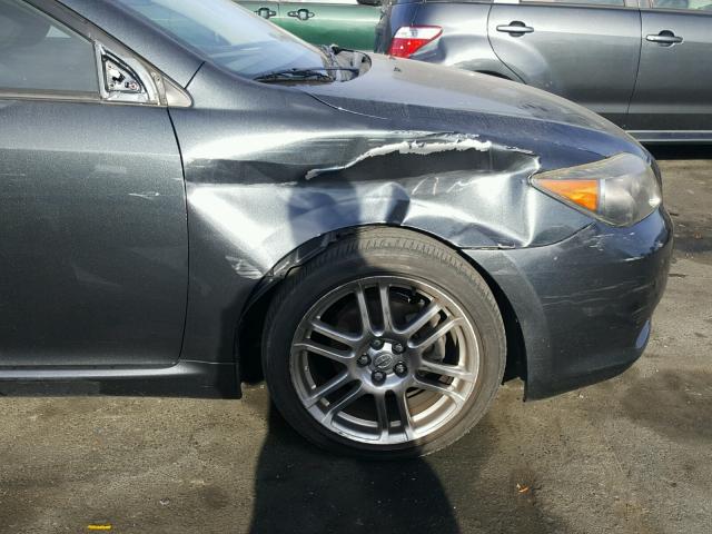 JTKDE177850034313 - 2005 TOYOTA SCION TC 灰色 照片 9