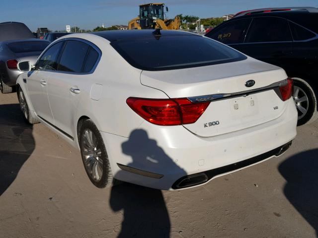 KNALU4D4XF6026744 - 2015 KIA K900 WHITE photo 3