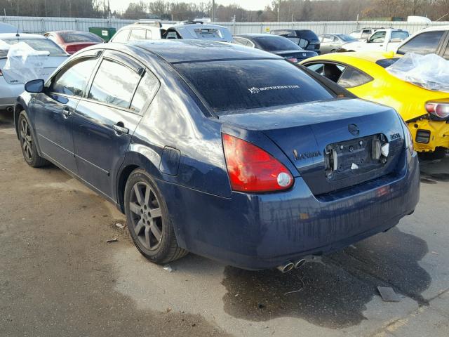 1N4BA41E34C803029 - 2004 NISSAN MAXIMA SE BLUE photo 3