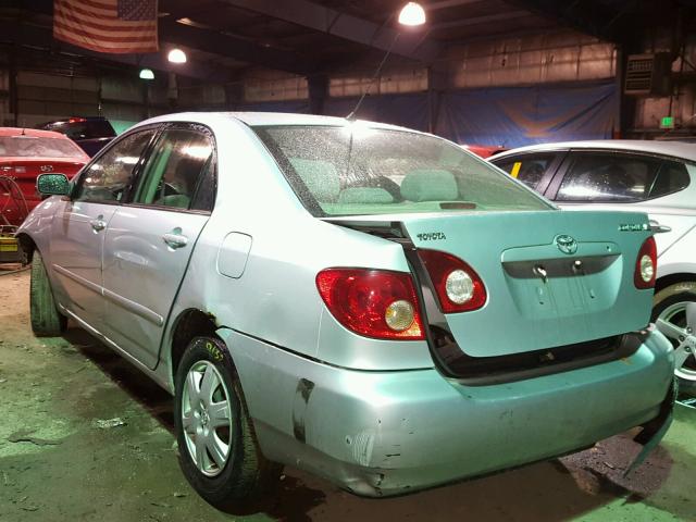 1NXBR30E66Z631764 - 2006 TOYOTA COROLLA CE SILVER photo 3