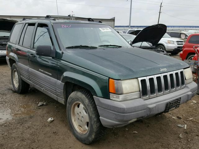 1J4GZ58S8TC388034 - 1996 JEEP GRAND CHER GREEN photo 1