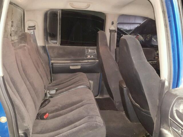 1B7GG2ANX1S217951 - 2001 DODGE DAKOTA QUA BLUE photo 6