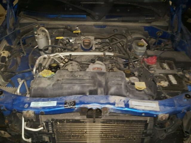 1B7GG2ANX1S217951 - 2001 DODGE DAKOTA QUA BLUE photo 7