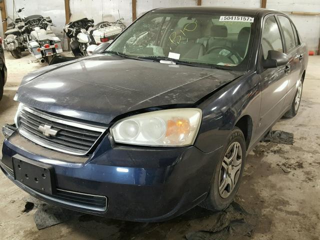 1G1ZS51F36F134615 - 2006 CHEVROLET MALIBU LS BLUE photo 2