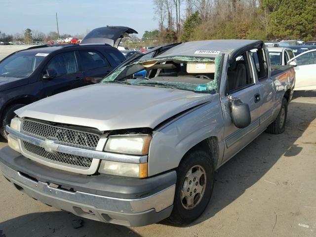 1GCEC19T44Z319239 - 2004 CHEVROLET SILVERADO SILVER photo 2