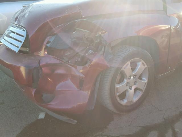 3GNDA23P66S553795 - 2006 CHEVROLET HHR LT MAROON photo 9