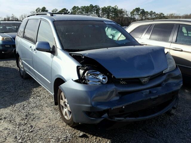 5TDZA22C95S267987 - 2005 TOYOTA SIENNA XLE BLUE photo 1