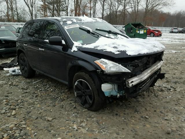 JN8AZ08W37W664162 - 2007 NISSAN MURANO SL BLACK photo 1