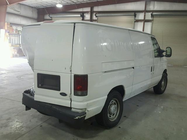 1FTRE14W46DB10936 - 2006 FORD ECONOLINE WHITE photo 4