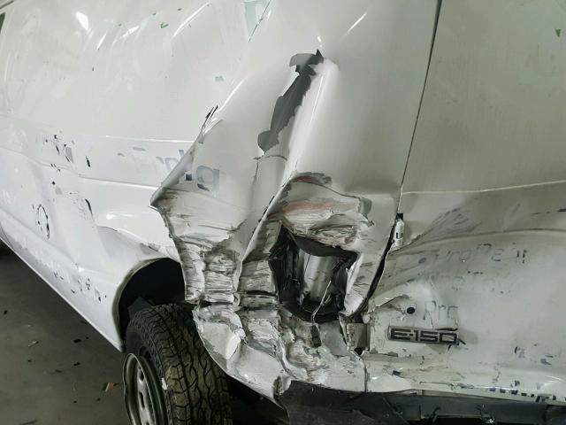 1FTRE14W46DB10936 - 2006 FORD ECONOLINE WHITE photo 9