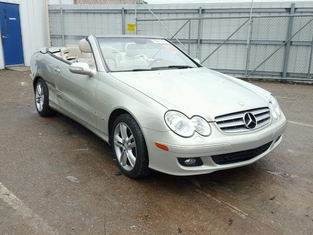 WDBTK56G67T084308 - 2007 MERCEDES-BENZ CLK 350 BEIGE photo 1