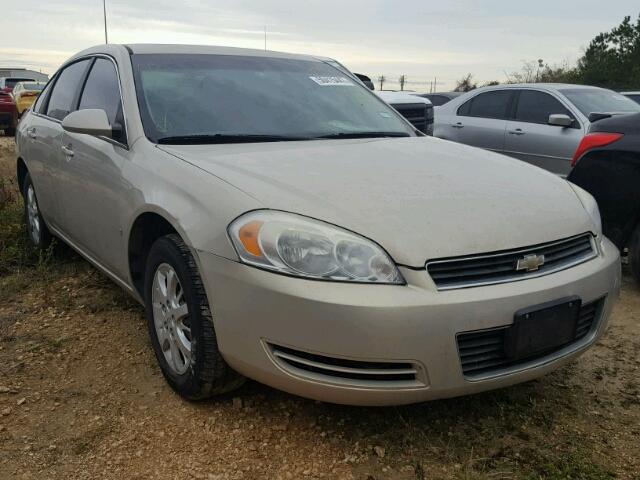 2G1WS553X81239178 - 2008 CHEVROLET IMPALA POL GOLD photo 1