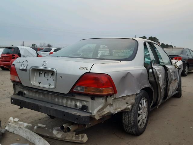 JH4UA2654WC004636 - 1998 ACURA 2.5TL SILVER photo 4