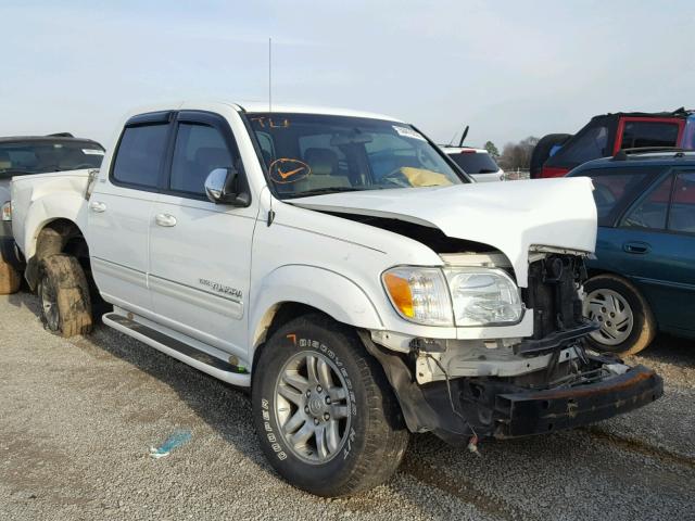 5TBET34115S468110 - 2005 TOYOTA TUNDRA DOU WHITE photo 1