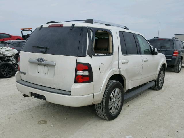1FMEU6FE6AUA90079 - 2010 FORD EXPLORER L WHITE photo 4