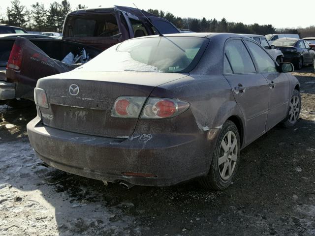 1YVHP80C475M11870 - 2007 MAZDA 6 I BURGUNDY photo 4