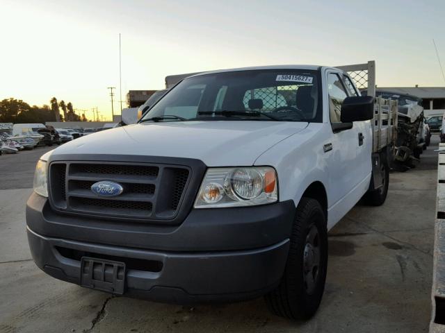 1FTVX12587NA76126 - 2007 FORD F150 WHITE photo 2