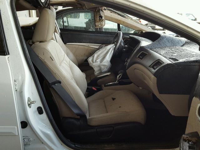 19XFB2F97FE099020 - 2015 HONDA CIVIC EXL WHITE photo 5