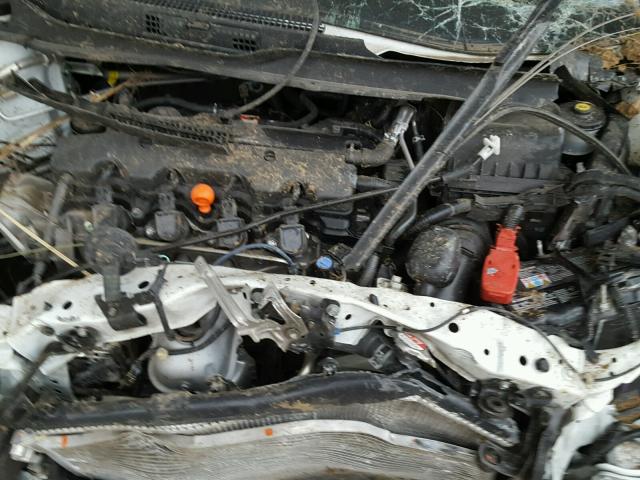19XFB2F97FE099020 - 2015 HONDA CIVIC EXL WHITE photo 7