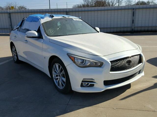 JN1BV7APXEM671919 - 2014 INFINITI Q50 BASE WHITE photo 1