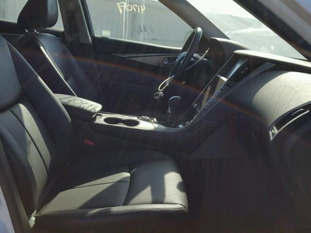 JN1BV7APXEM671919 - 2014 INFINITI Q50 BASE Blanco foto 5
