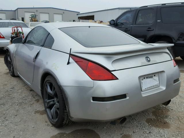 JN1AZ34D13T107136 - 2003 NISSAN 350Z COUPE SILVER photo 3