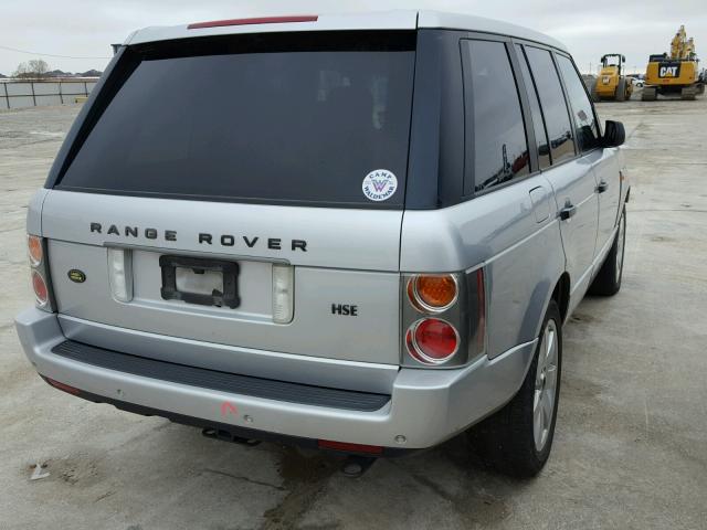 SALME11424A179922 - 2004 LAND ROVER RANGE ROVE SILVER photo 4