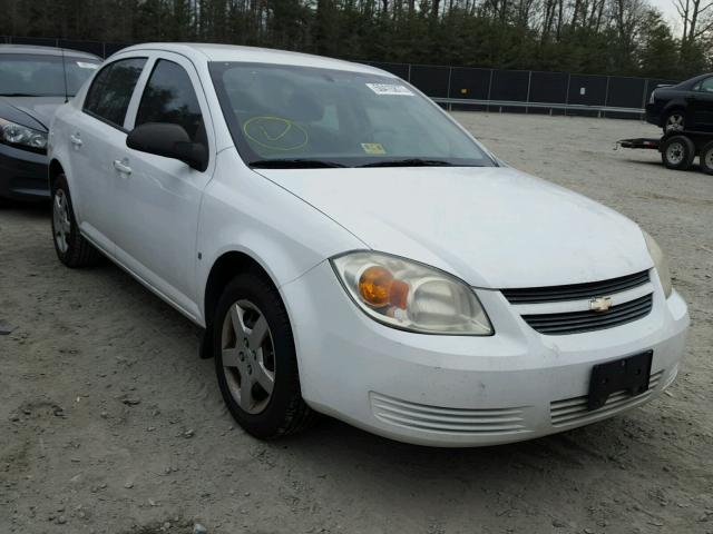 1G1AK55F077282272 - 2007 CHEVROLET COBALT LS WHITE photo 1