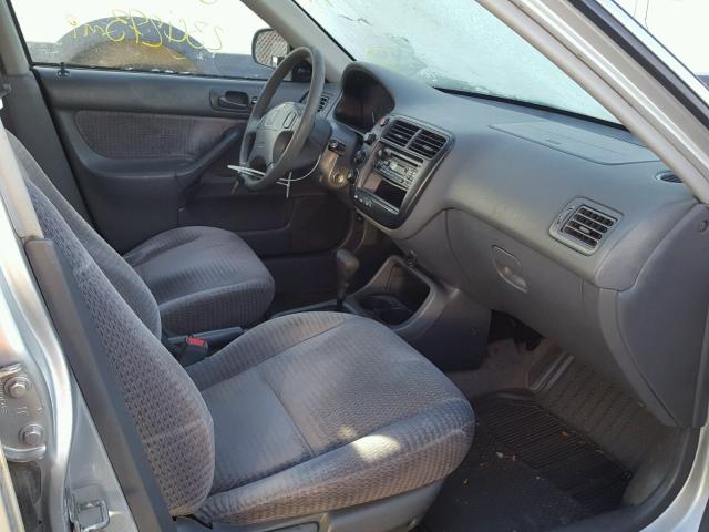 2HGEJ6613YH530512 - 2000 HONDA CIVIC BASE SILVER photo 5