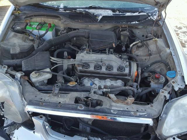 2HGEJ6613YH530512 - 2000 HONDA CIVIC BASE SILVER photo 7