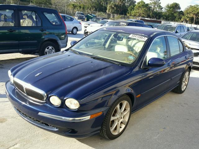 SAJEA51D53XD15037 - 2003 JAGUAR X-TYPE 2.5 BLUE photo 2