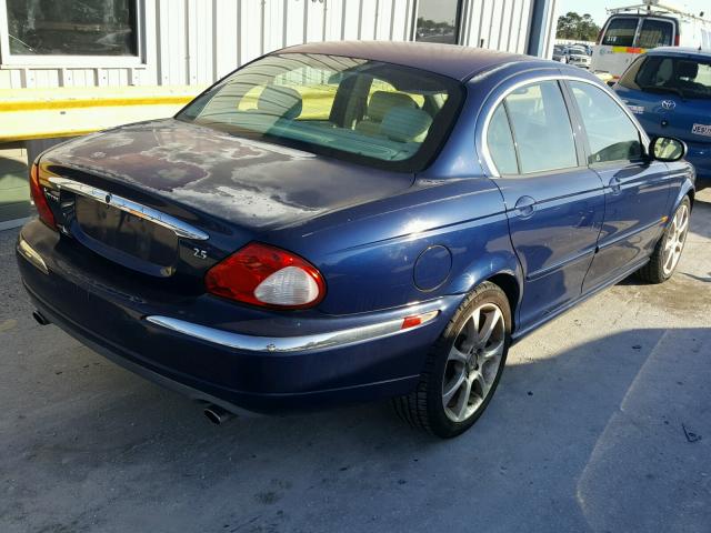 SAJEA51D53XD15037 - 2003 JAGUAR X-TYPE 2.5 BLUE photo 4