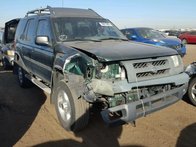 5N1ED28Y11C575882 - 2001 NISSAN XTERRA XE GREEN photo 1