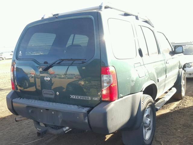 5N1ED28Y11C575882 - 2001 NISSAN XTERRA XE GREEN photo 4