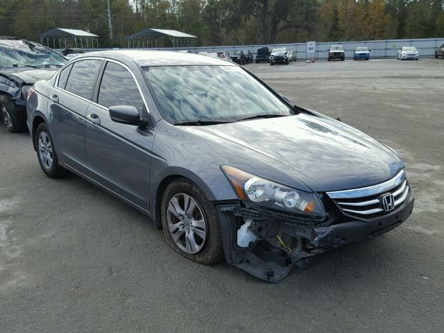 1HGCP2F6XCA161715 - 2012 HONDA ACCORD SE GRAY photo 1