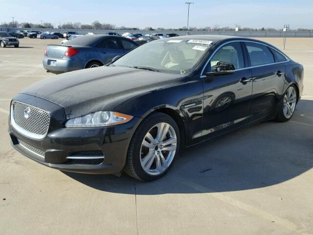 SAJWJ2GD0D8V47919 - 2013 JAGUAR XJL PORTFO BLACK photo 2