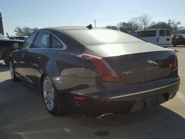 SAJWJ2GD0D8V47919 - 2013 JAGUAR XJL PORTFO BLACK photo 3