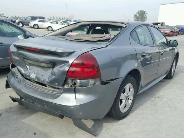 2G2WS522351273904 - 2005 PONTIAC GRAND PRIX GRAY photo 4