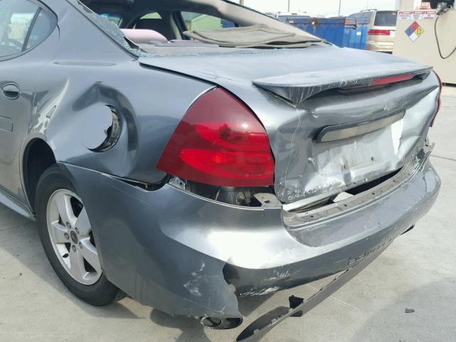 2G2WS522351273904 - 2005 PONTIAC GRAND PRIX GRAY photo 9