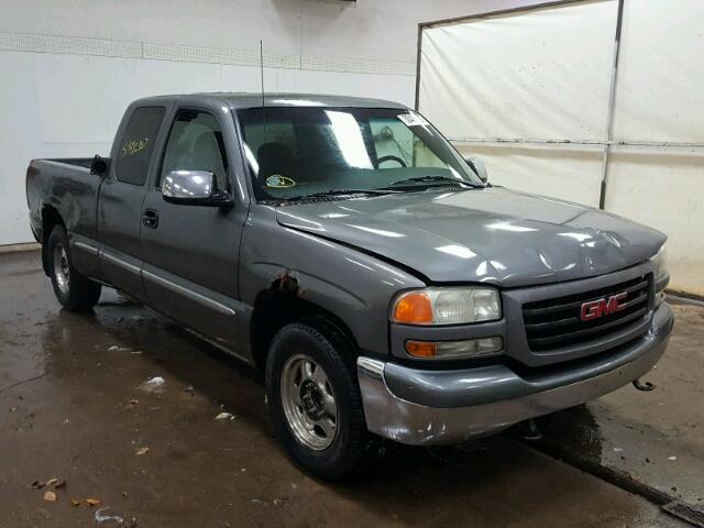 2GTEC19T411361074 - 2001 GMC NEW SIERRA GRAY photo 1