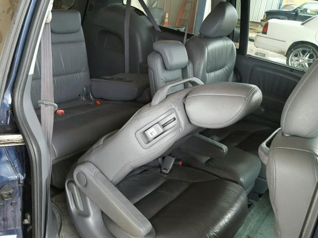 5FNRL38607B043791 - 2007 HONDA ODYSSEY EX BLUE photo 6