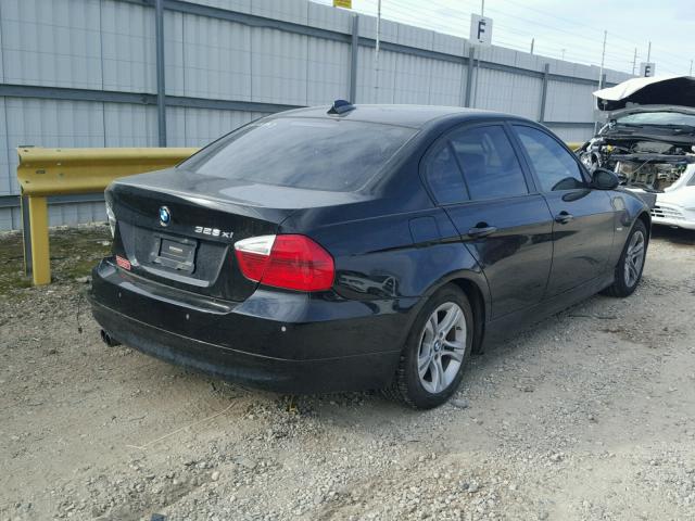 WBAVC93578K038489 - 2008 BMW 328 XI BLACK photo 4