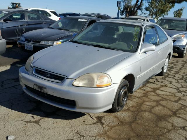 1HGEJ8243WL048523 - 1998 HONDA CIVIC EX SILVER photo 2